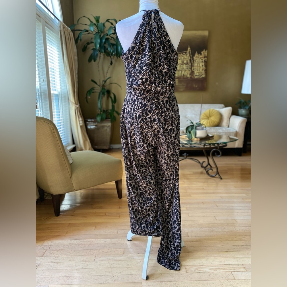 Banana Republic Halter neckline Sleeveless Jumpsuit sz 4 - Picture 3 of 16